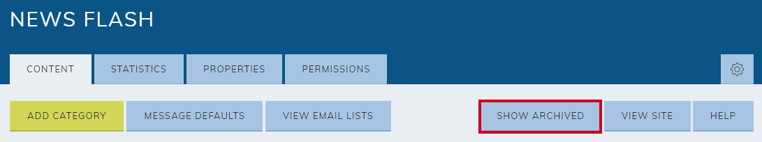 show archived button