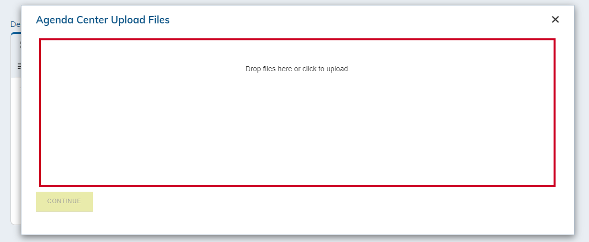 upload box