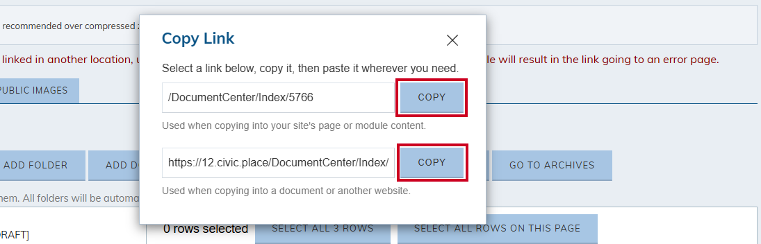 Select a copy.