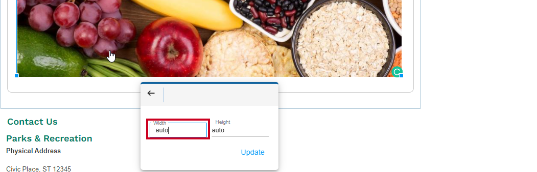 Set your image's width attribute to a percentage in the Change Size dialog to make it mobile-responsive.