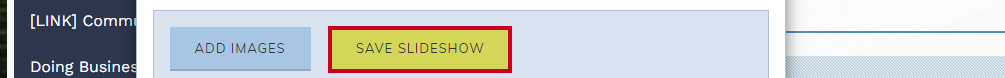 save slideshow button.