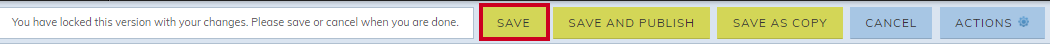 save options
