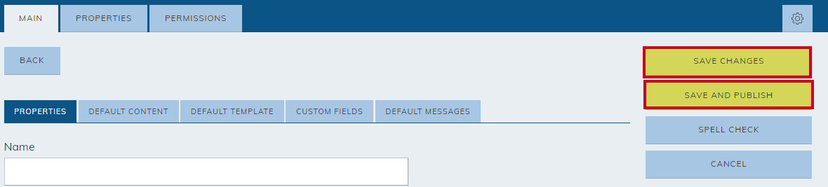 save options