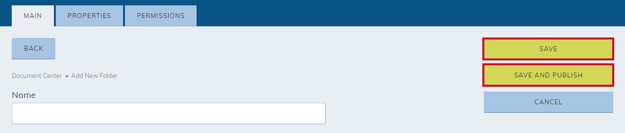 save options