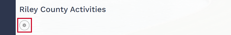 site tools button.