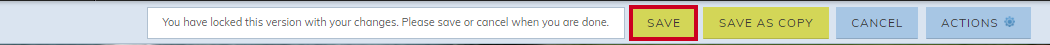 The page's save button.