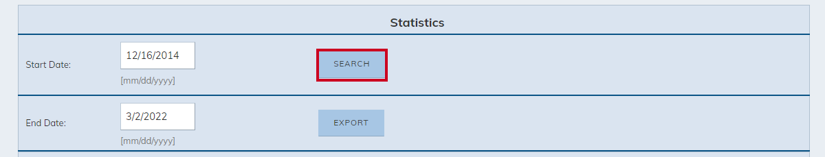 statistics search button