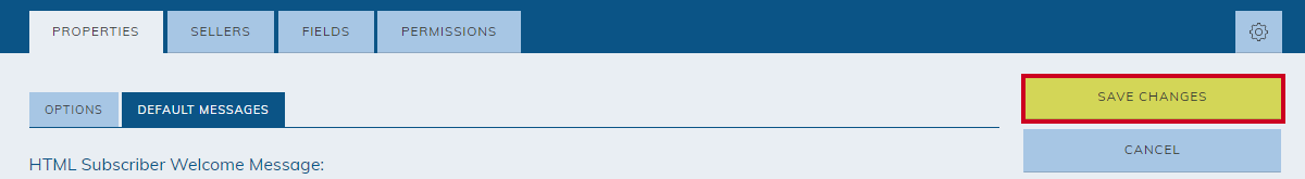 save changes button