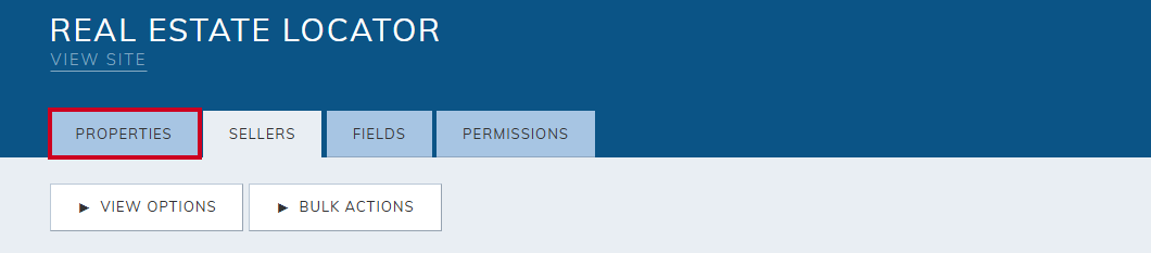 real_estate locator, properties tab