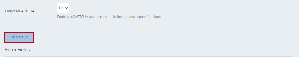 add field button