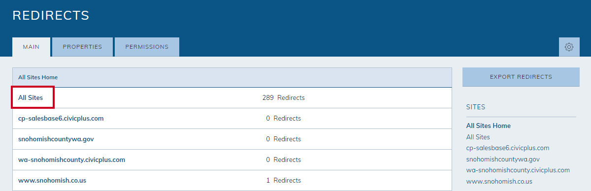 select a domain