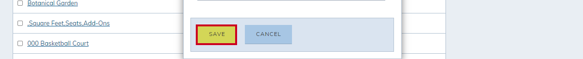 Save button.