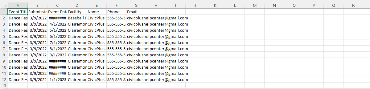 Open and view results.