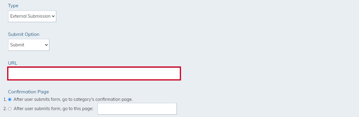 URL text box