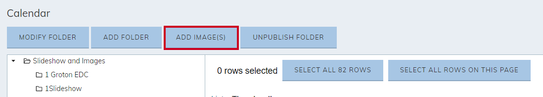 Add images button.