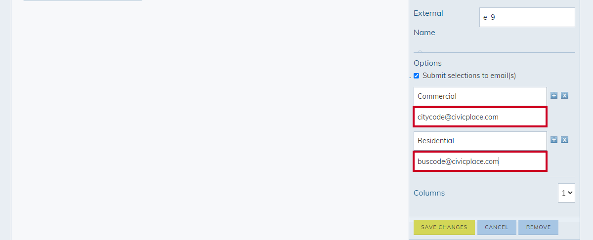 email input text boxes