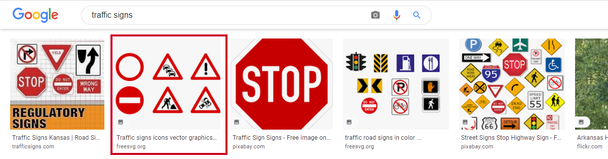 select an image