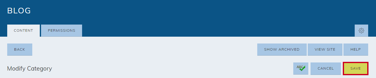 save button