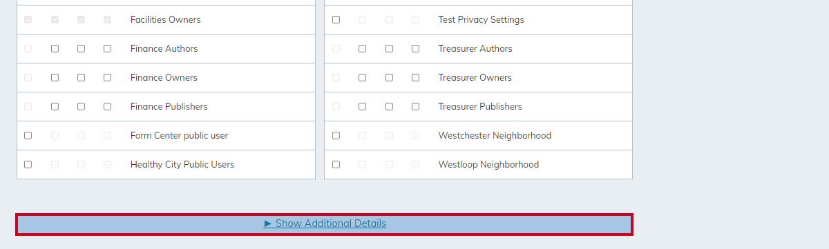 Expand show additional details.