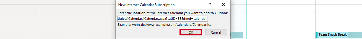Okay button.