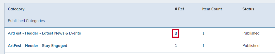 Click the Reference number