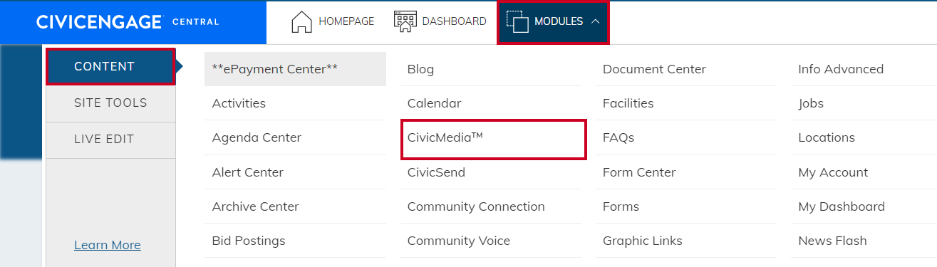 Navigate to CivicMedia